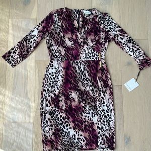 Calvin Klein Faux Wrap Casual Dress